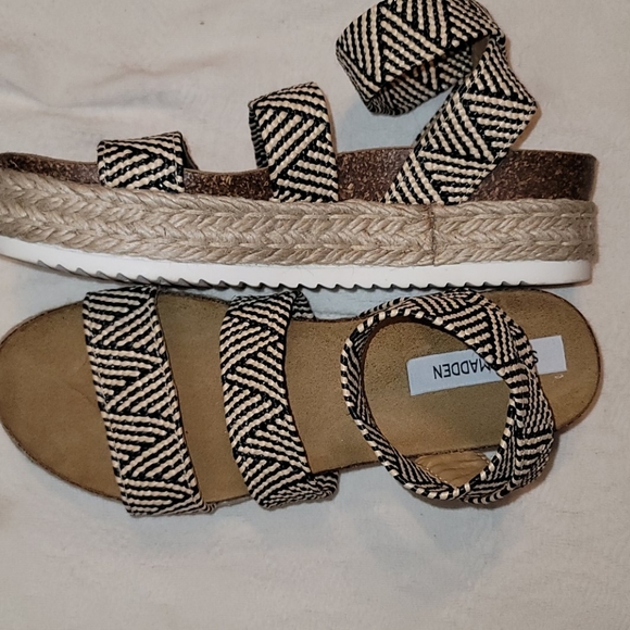 Steve Madden sandals platform cork soles - Picture 6 of 8